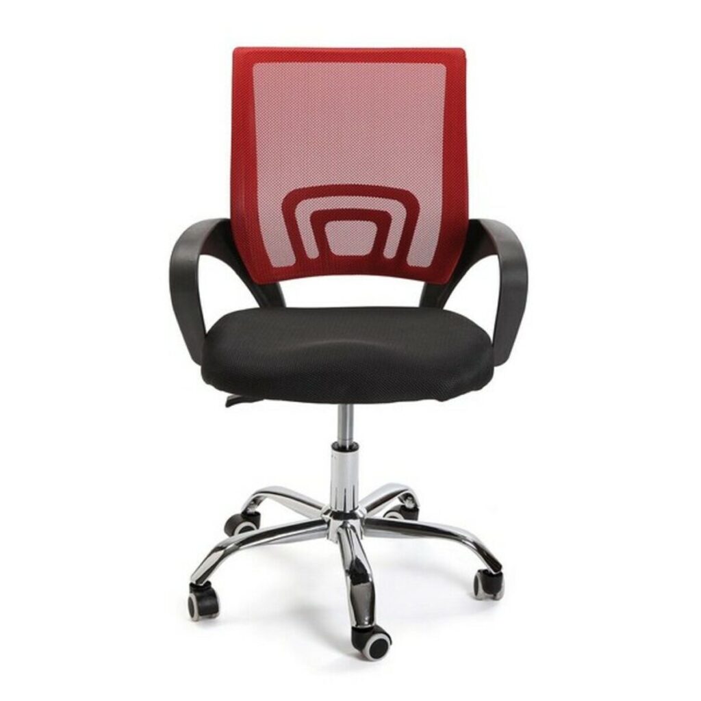 Καρέκλα γραφείου Versa Μαύρο Κόκκινο Πολύχρωμο 51 x 58 cm