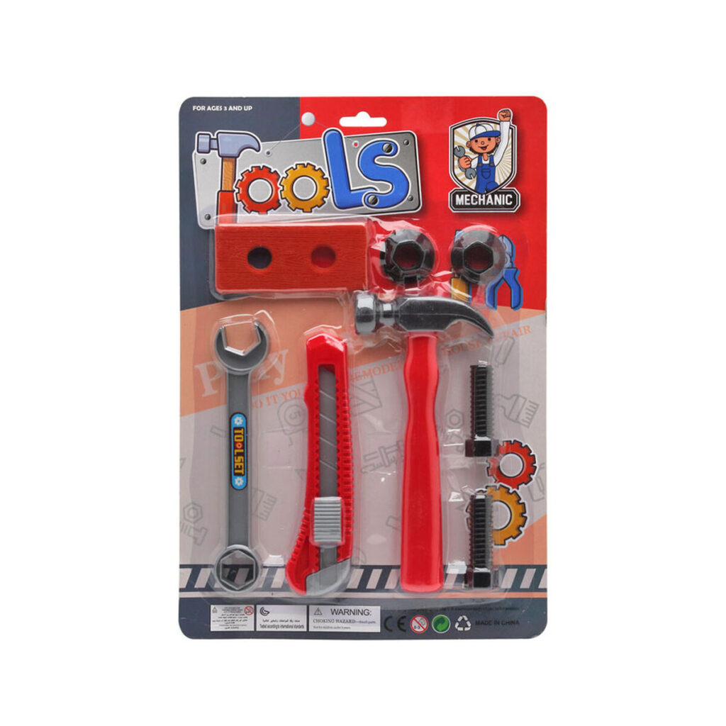 Σετ από εργαλεία για παιδιά Tools Mechanic 8 Τεμάχια