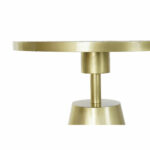 Βοηθητικό Τραπέζι DKD Home Decor 60 x 60 x 58 cm Χρυσό Ξύλο Λευκό Μάρμαρο Σίδερο
