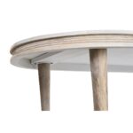 Τραπεζαρία DKD Home Decor Λευκό Χρυσό Ορείχαλκος Ξύλο από Μάνγκο 180 x 90 x 76 cm