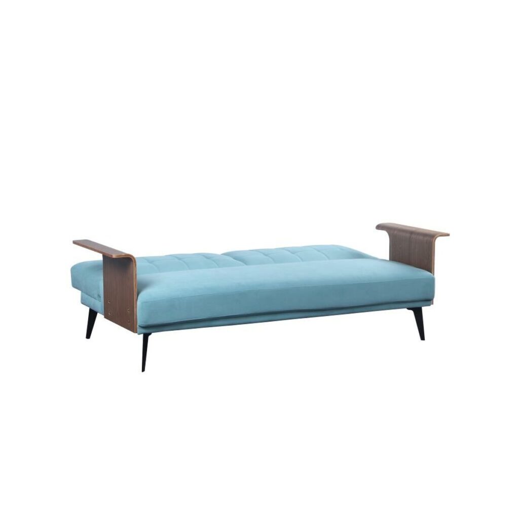 Καναπές-Κρεβάτι DKD Home Decor 203 x 87 x 81 cm Καφέ Μαύρο Πράσινο Μέταλλο Urban