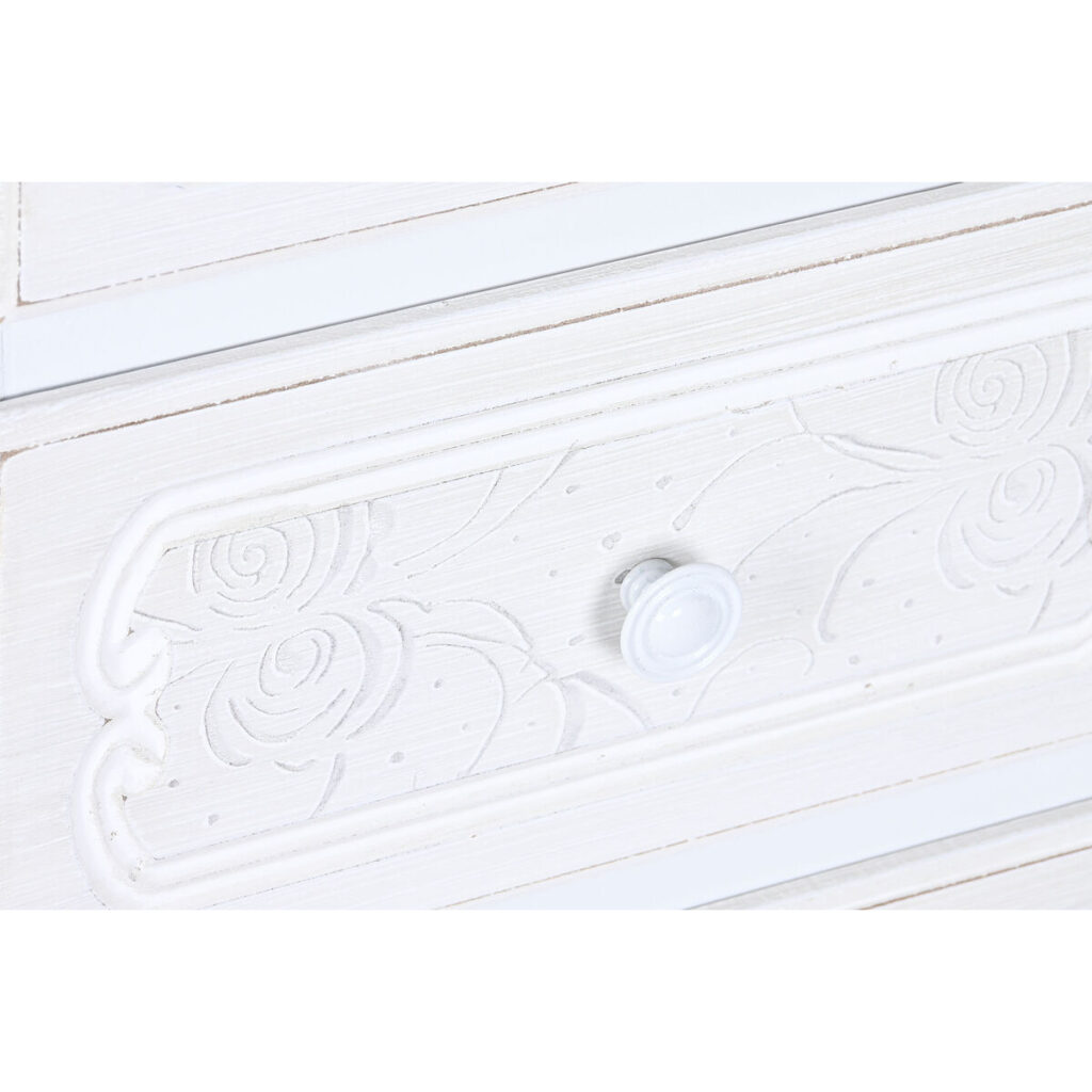 Σιφονιέρα DKD Home Decor Λευκό Ξύλο Ξύλο MDF Ρομαντικό 40 x 36 x 100 cm 40 x 34 x 100 cm