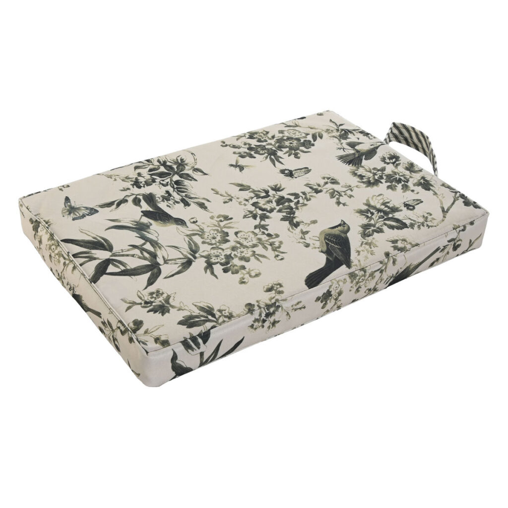 Floor cushion Home ESPRIT Πράσινο Μπεζ βαμβάκι πολυεστέρας 40 x 25 x 4 cm