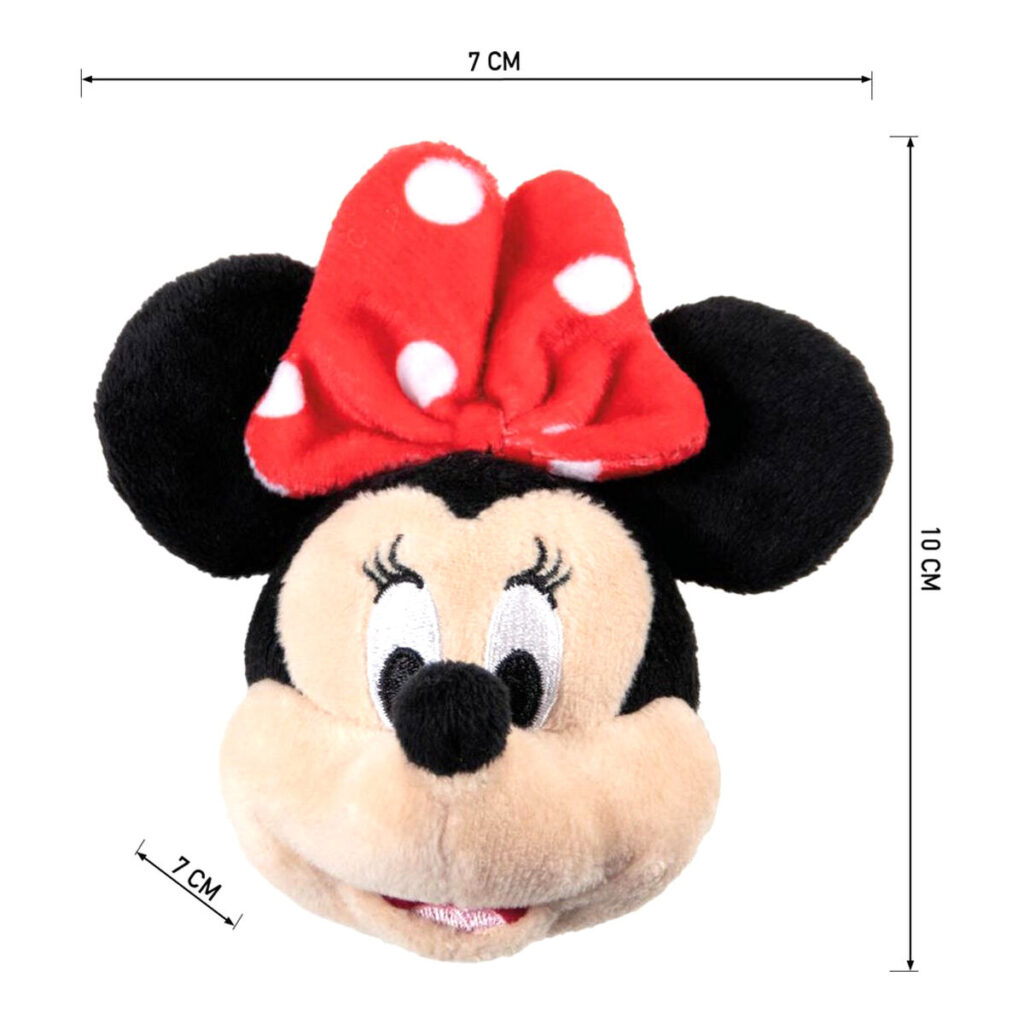 Μπρελόκ από Βελούδο Ζωάκι Minnie Mouse Κόκκινο