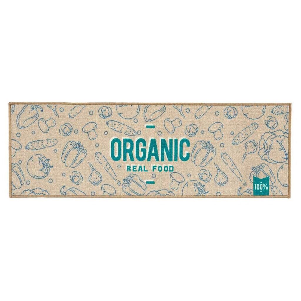 Χαλί Organic Μπεζ Μπλε Πράσινο Πολυαμίδιο (40 x 1 x 120 cm)