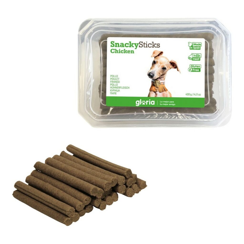 Σνακ για τον Σκύλο Gloria Snackys Sticks Κοτόπουλο Μπάρες (350 g)