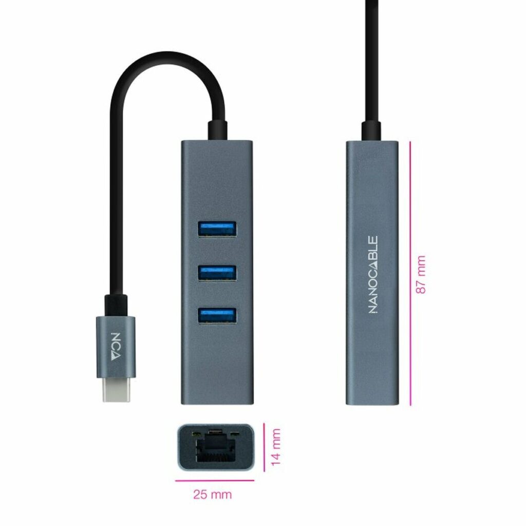 Αντάπτορας USB σε Ethernet NANOCABLE ANEAHE0819