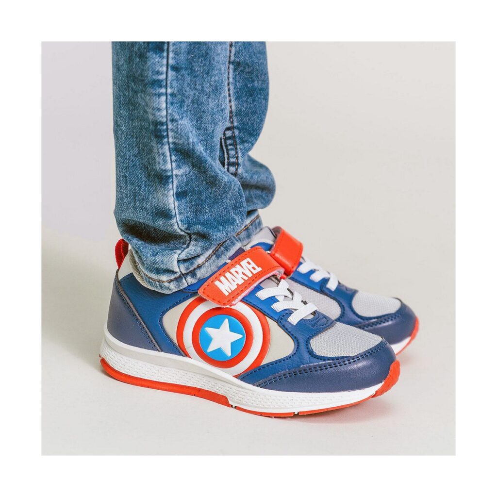 Παιδικά Aθλητικά Παπούτσια The Avengers Μπλε Κόκκινο Γκρι
