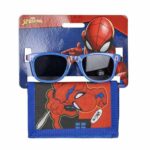 Sunglasses and Wallet Set Spider-Man 2 Τεμάχια Μπλε