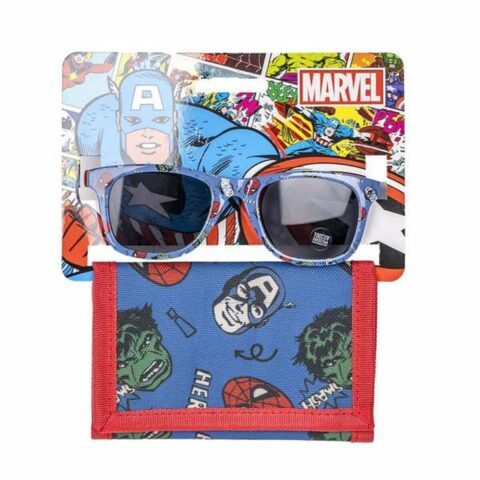 Sunglasses and Wallet Set The Avengers 2 Τεμάχια Μπλε