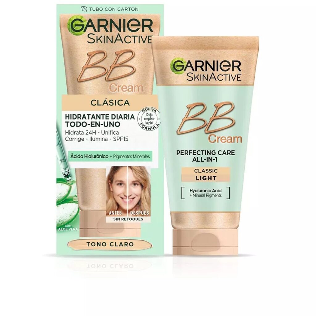 Ενυδατική Kρέμα με Χρώμα Garnier Skin Naturals Spf 15 Φυσικά (50 ml)