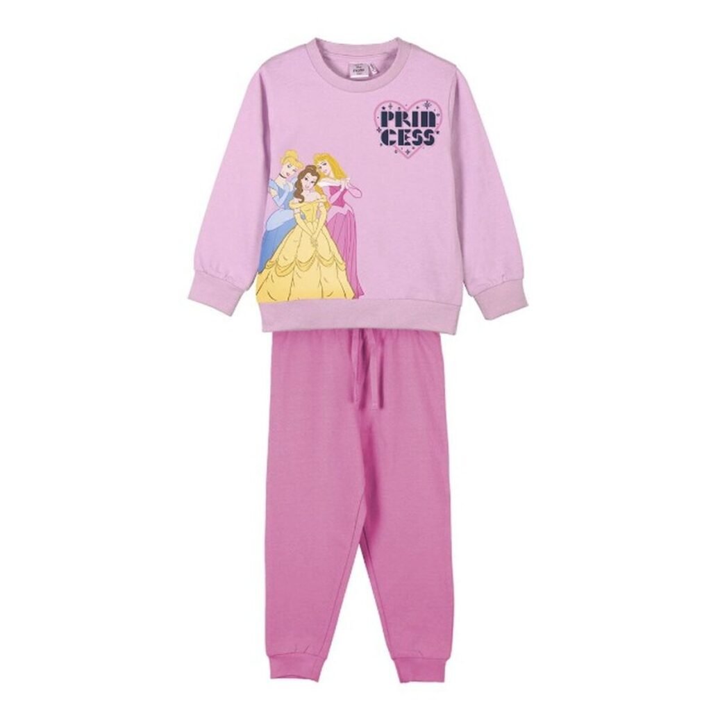 Παιδική Αθλητική Φόρμα Disney Princess Ανοιχτό Ροζ