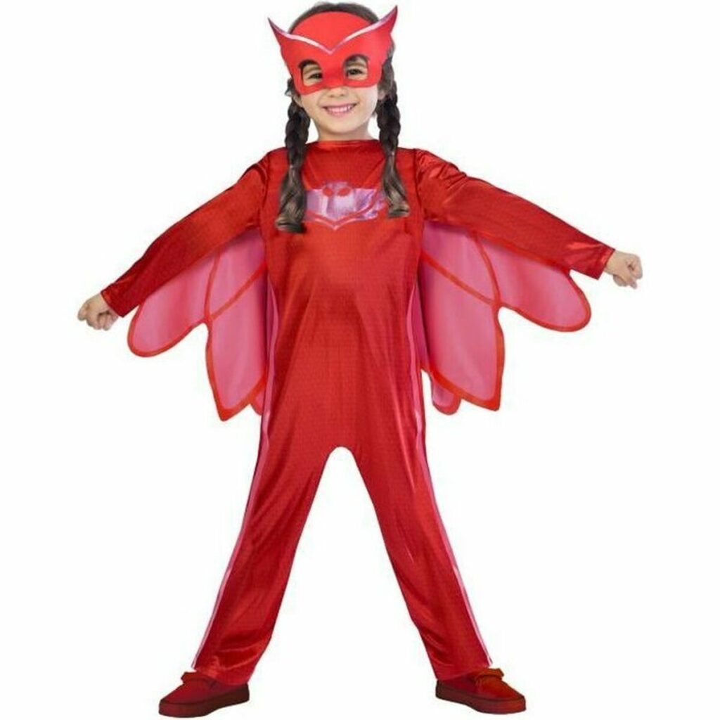 Αποκριάτικη Στολή για Παιδιά Pj Masks Owlette Κόκκινο