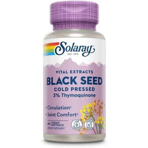 Συμπλήρωμα Διατροφής Solaray Black Seed 60 Μονάδες