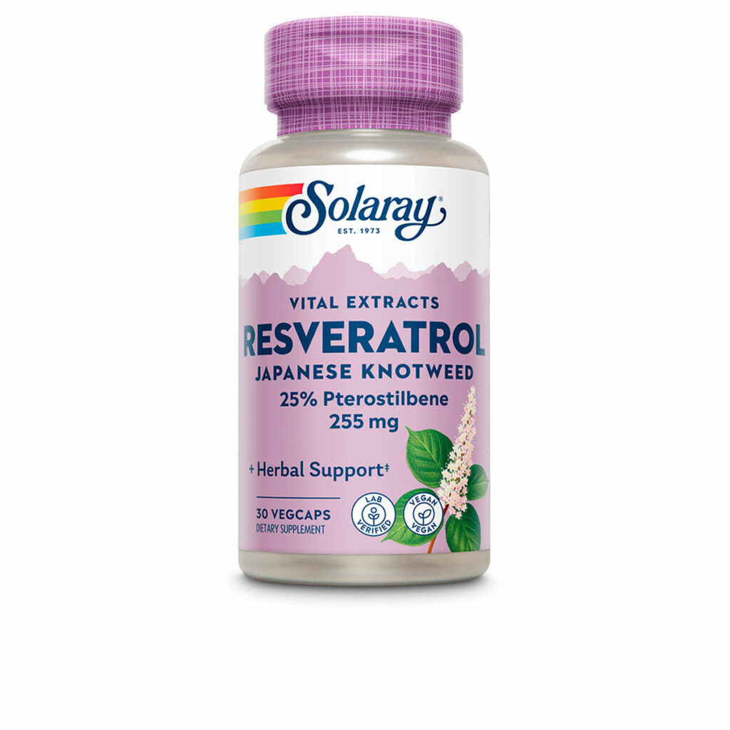 Συμπλήρωμα Διατροφής Solaray Resveratrol 30 Μονάδες