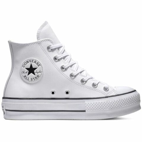 Unisex Casual Παπούτσια Converse Chuck Taylor All Star Platform Λευκό
