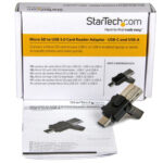 Συσκευή Ανάγνωσης Καρτών Startech MSDREADU3CA Μαύρο