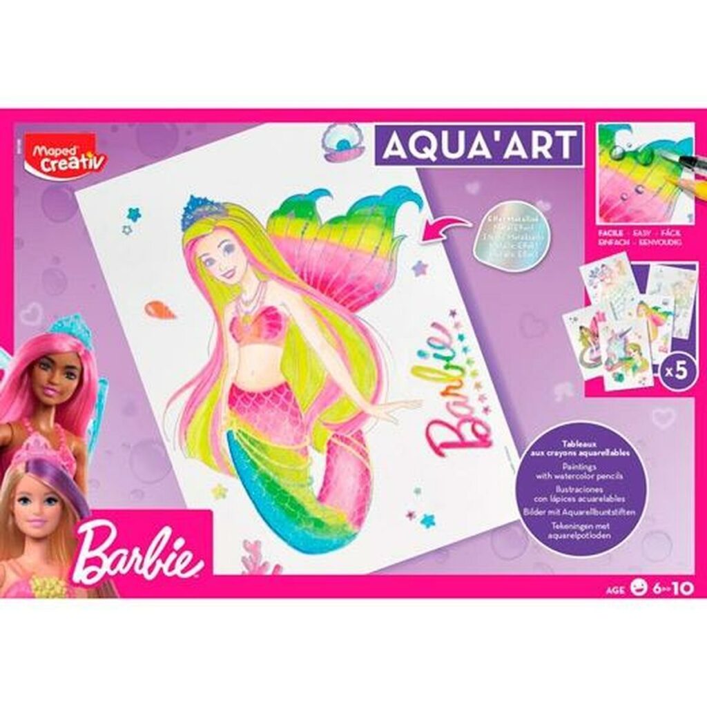 Σχέδια για ζωγραφική Maped Aqua'Art Barbie