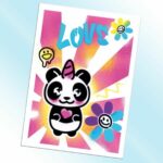 Σχέδια για ζωγραφική Canal Toys Airbrush Art Poster Creation Λευκό
