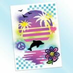 Σχέδια για ζωγραφική Canal Toys Airbrush Art Poster Creation Λευκό