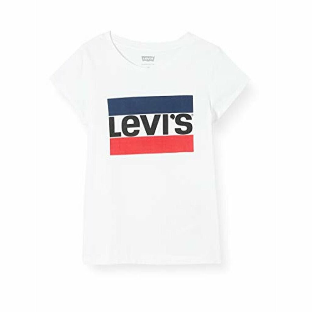 Παιδική Μπλούζα με Κοντό Μανίκι Levi's E4900 Λευκό