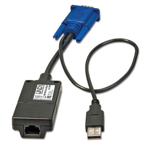 Αντάπτορας USB σε VGA LINDY 39634 Μαύρο/Μπλε