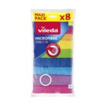 Υφάσµατα για τον καθαρισµό Vileda Μικροϊνες Ποικιλία χρωμάτων (30 x 30 cm)