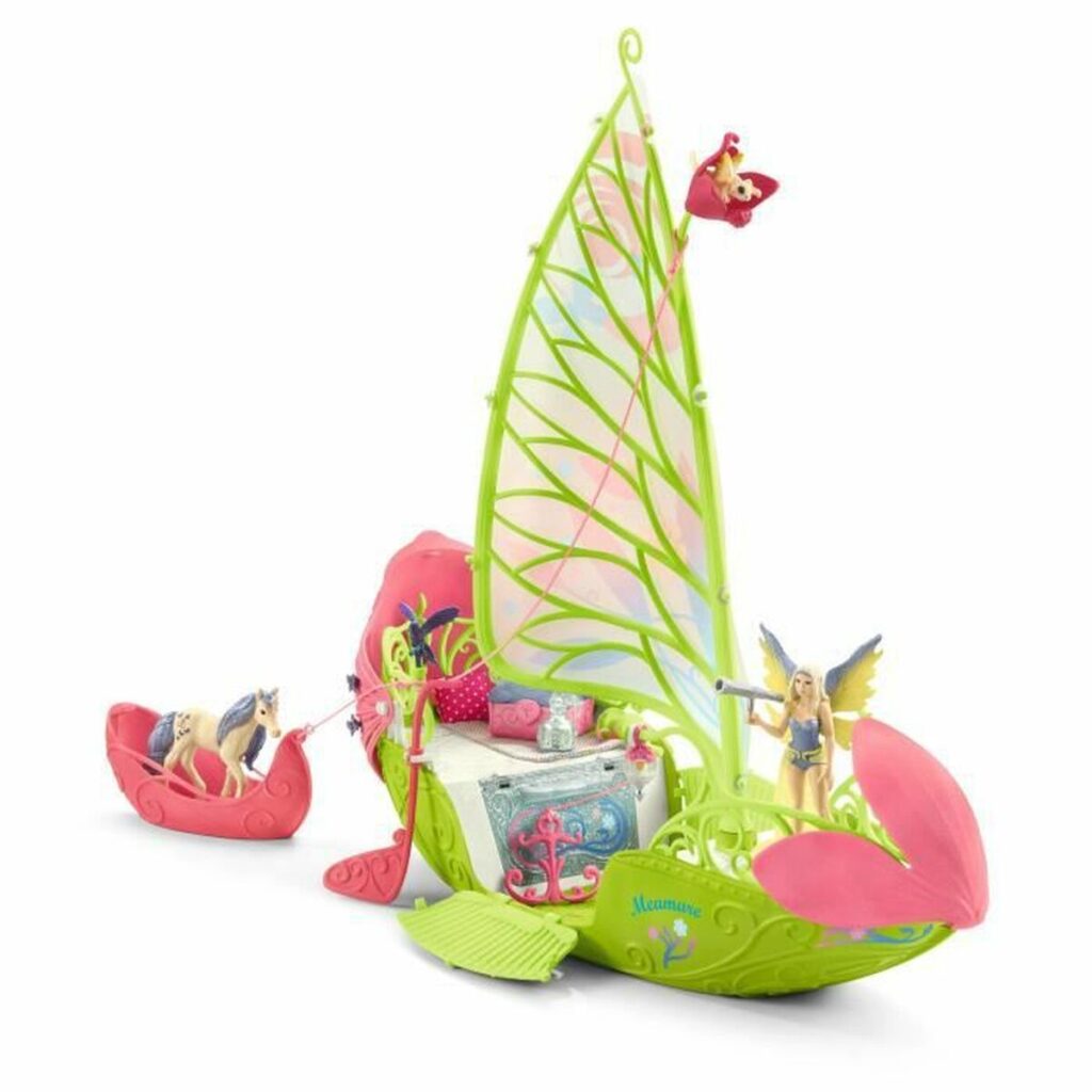 Playset Schleich Sera's magical flower boat 19 Τεμάχια Άλογο