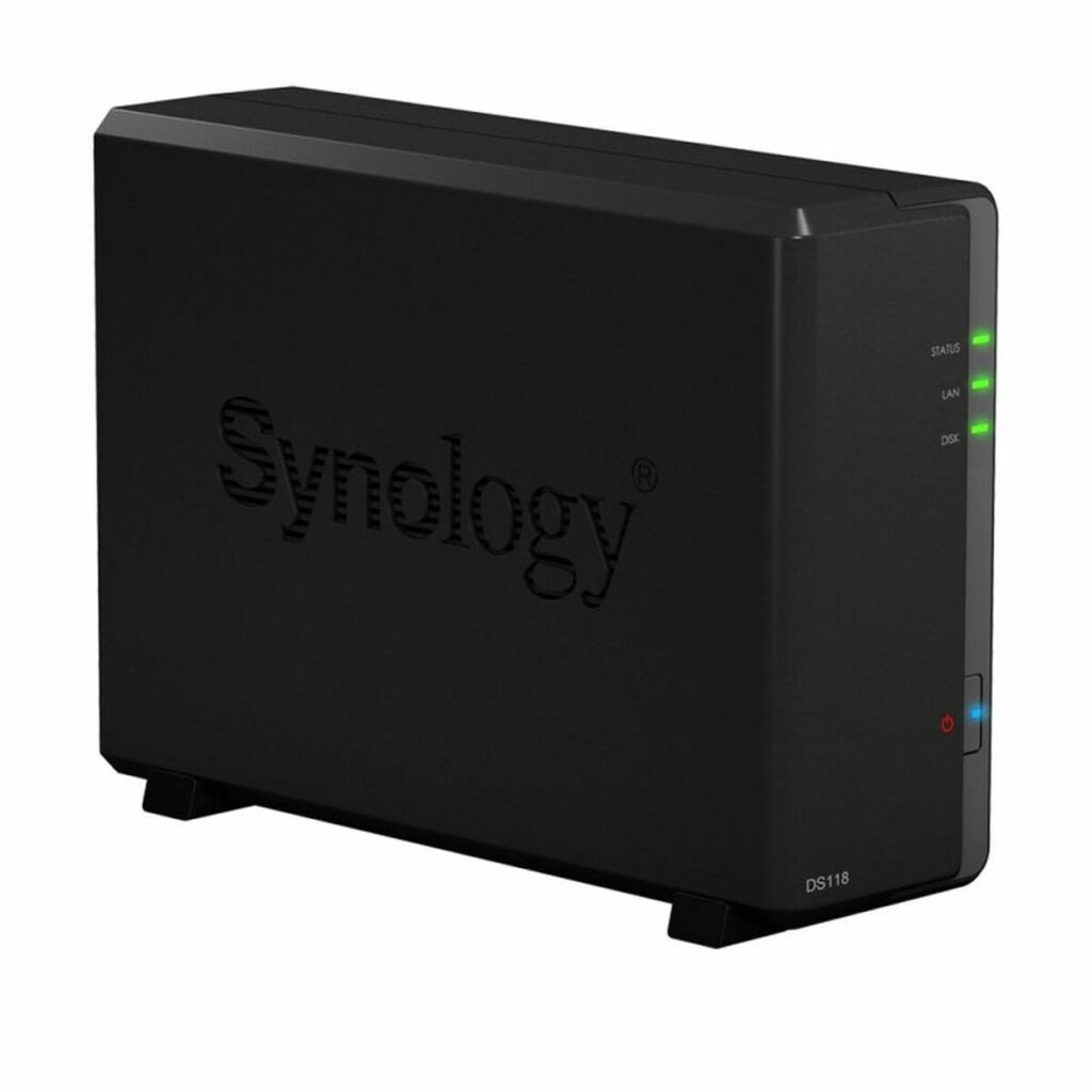 Αποθήκευση Δικτύου Synology DS118 Realtek RTD1296 64-Bit 16 dBA 1 GB DDR4 Μαύρο