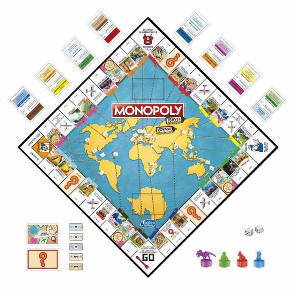 Επιτραπέζιο Παιχνίδι Monopoly Voyage Autour du monde (FR)