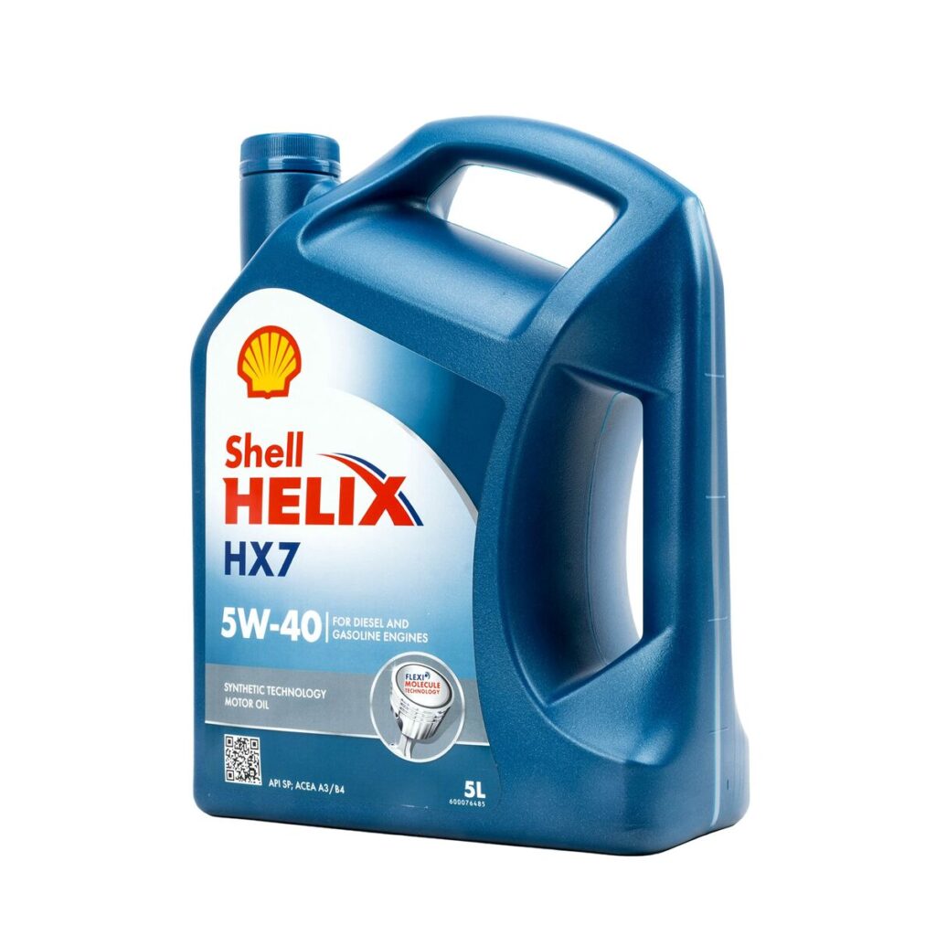 Λάδι Κινητήρα Αυτοκινήτου Shell Helix HX7 5W40 5 L