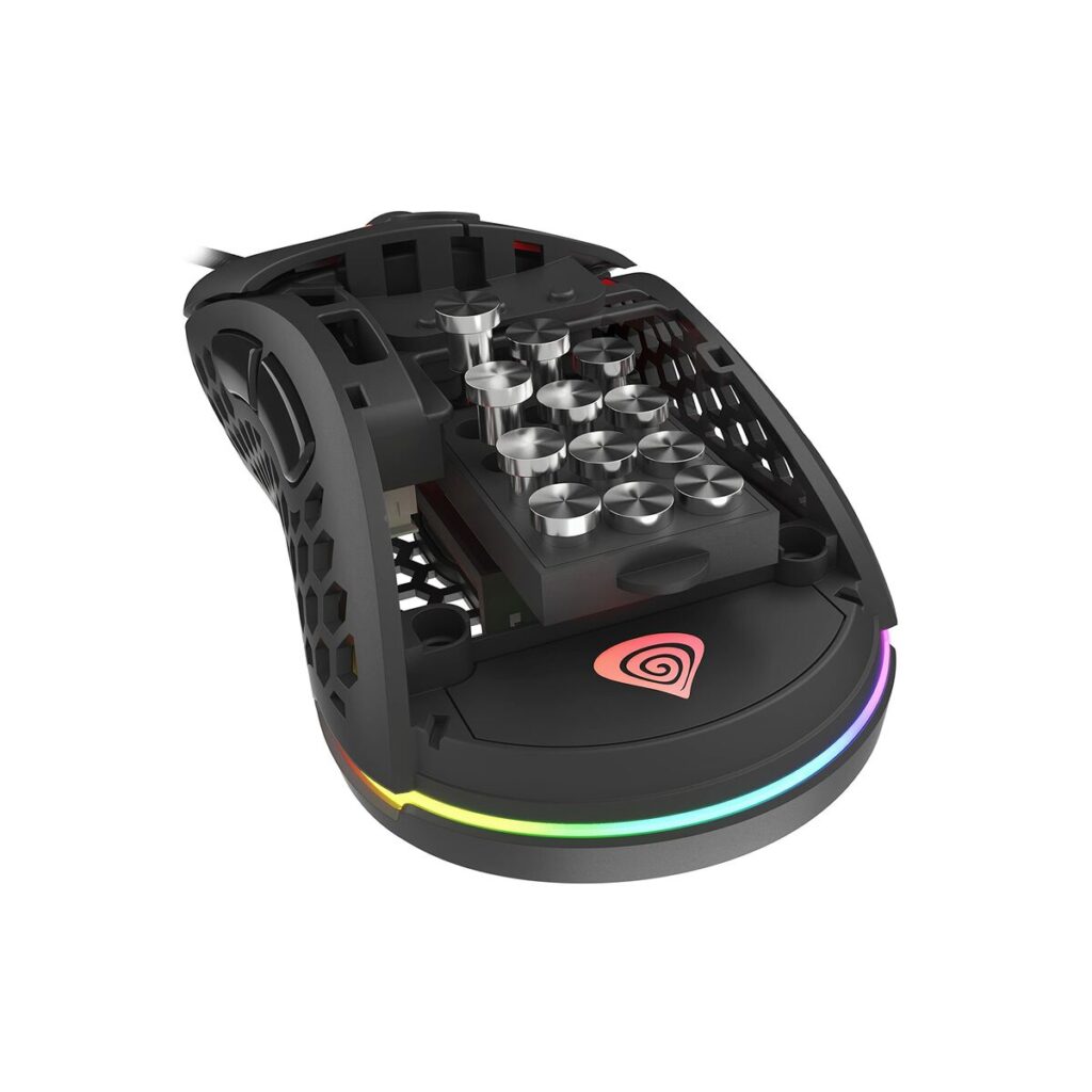 Ποντίκι για Gaming Genesis NMG-1629 RGB 16000 DPI Μαύρο