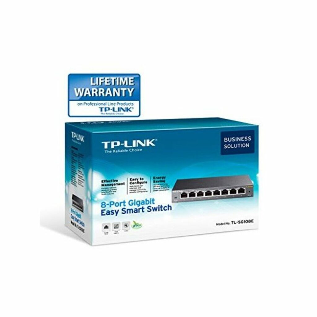 Switch Γραφείου TP-Link Easy Smart TL-SG108E 8P Gigabit