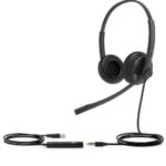 Ακουστικά με Μικρόφωνο Yealink UH34 SE DUAL TEAMS Μαύρο