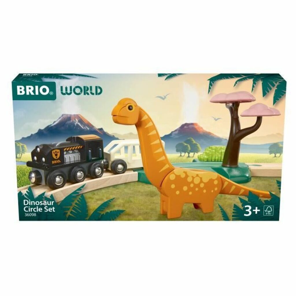 Εκπαιδεύστε με το κύκλωμα Brio Dinosaur circle set