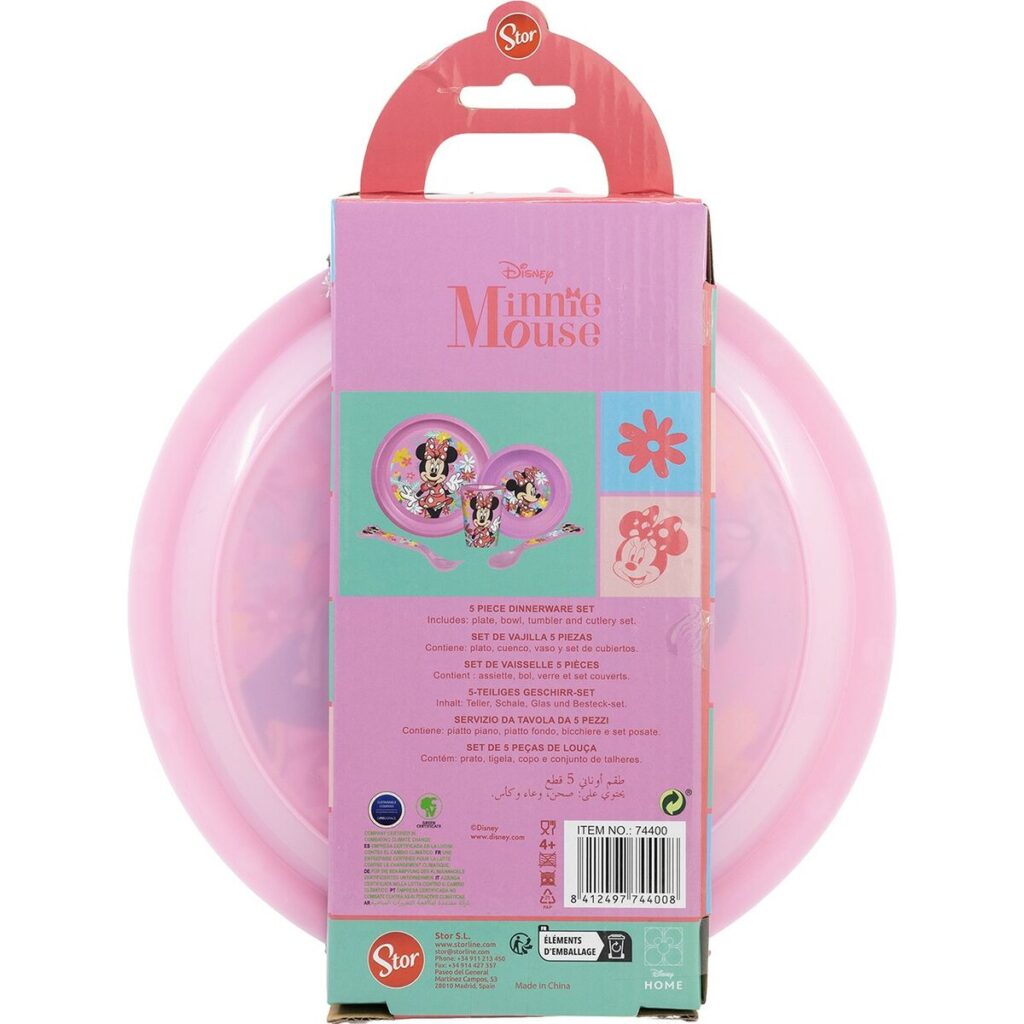 Παιδικό Σετ Σκεύη Minnie Mouse CZ11312 Ροζ 5 Τεμάχια
