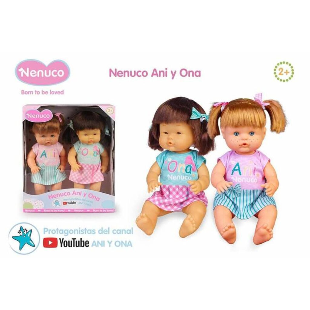 Κούκλα Mωρó Famosa Ani & Ona 35 cm 2 Τεμάχια