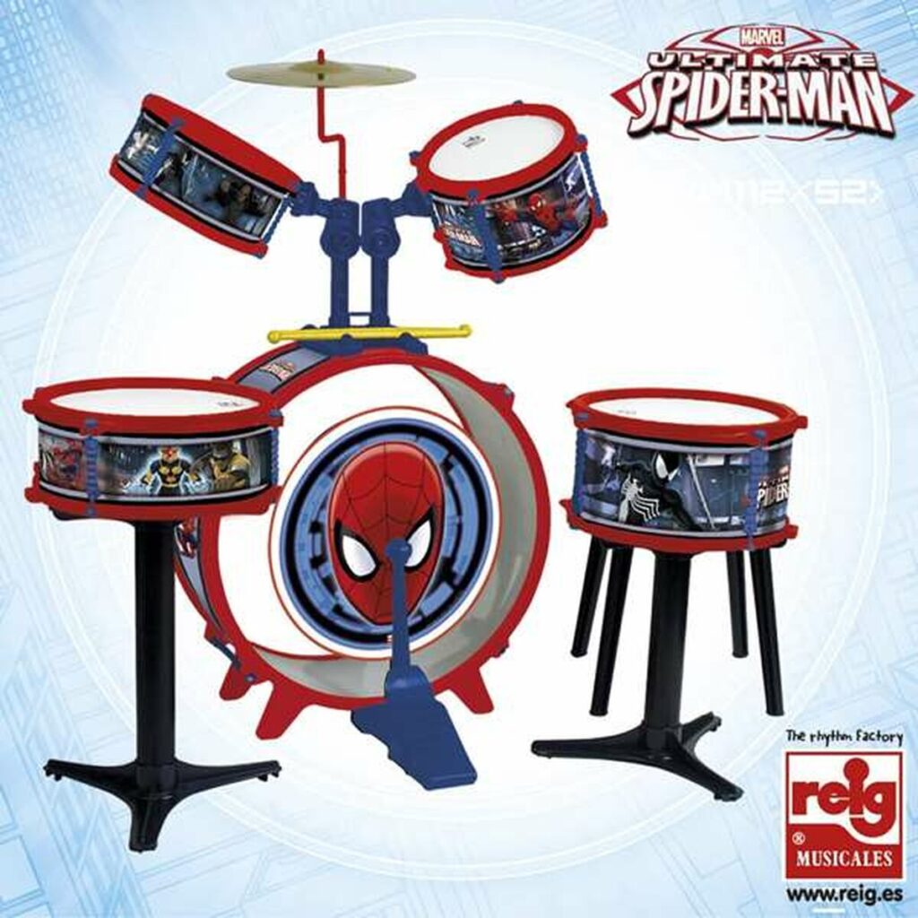 Μουσική Μπαταρία Spider-Man Πλαστική ύλη Παιδικά