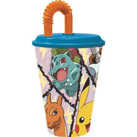 Κούπα με Καλαμάκι με Pokémon Distorsion 430 ml