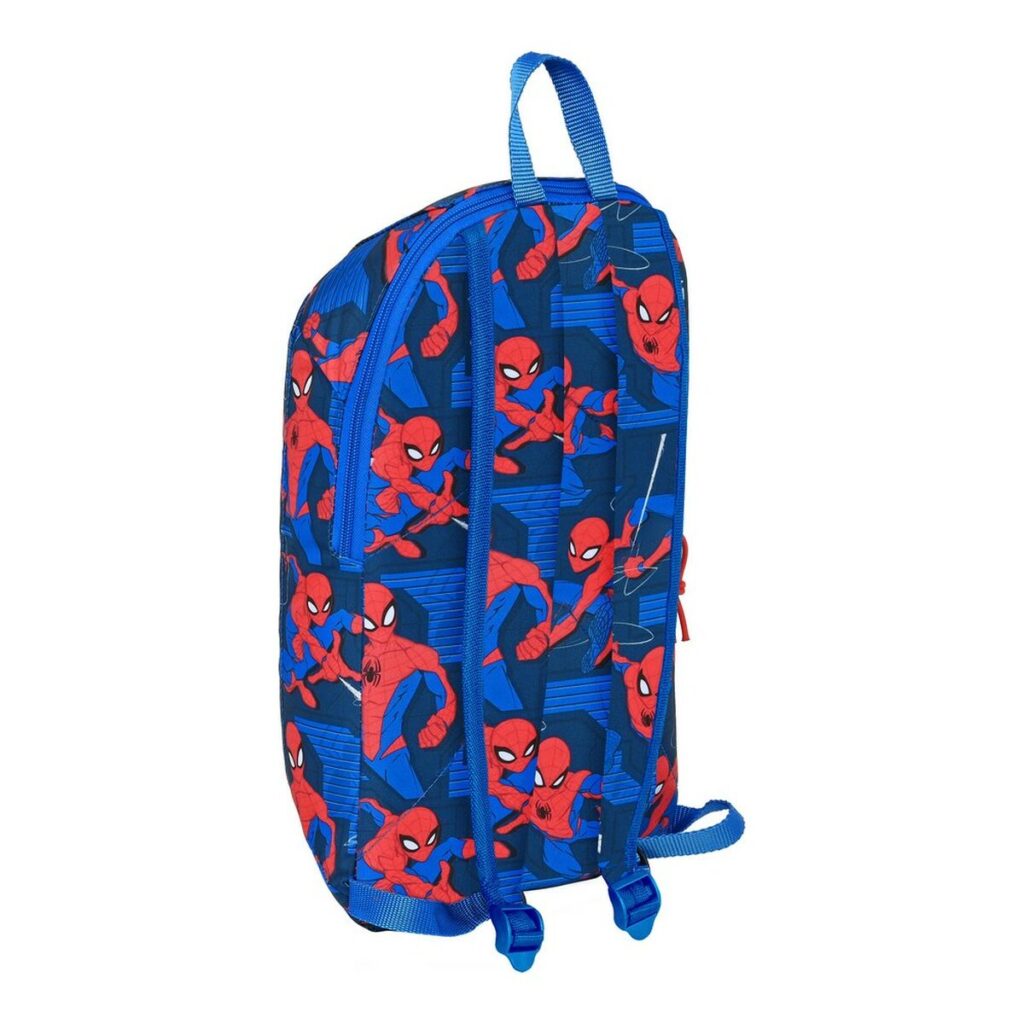 Σακίδιο Πλάτης Casual Spider-Man Great power Μπλε Κόκκινο 22 x 39 x 10 cm