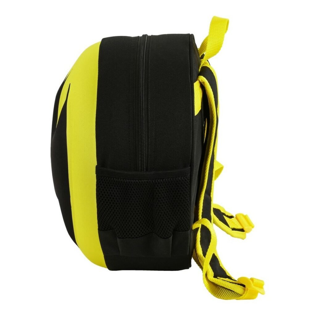 Παιδική Τσάντα 3D Batman Μαύρο Κίτρινο (31 x 31 x 10 cm)