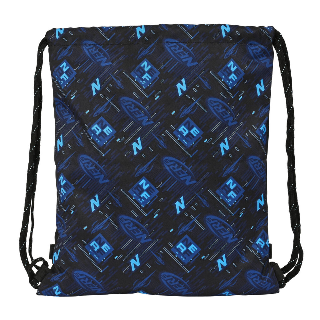 Σχολική Τσάντα με Σχοινιά Nerf Boost Μαύρο (35 x 40 x 1 cm)
