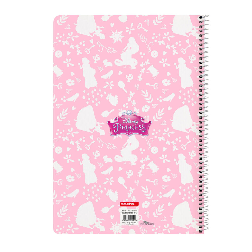 Σημειωματάριο Disney Princess Magical Μπεζ Ροζ A4 80 Φύλλα