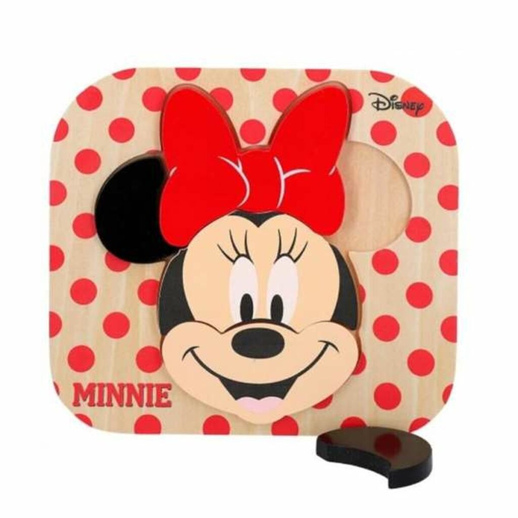 Ξύλινο Παιδικό Παζλ Minnie Minnie Mouse 48701 6 pcs (22 x 20 cm)