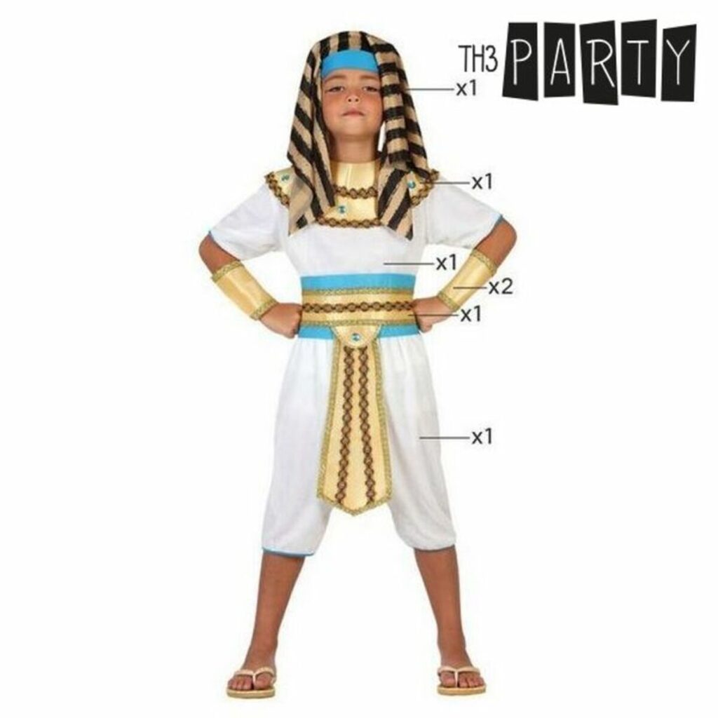 Αποκριάτικη Στολή για Παιδιά Th3 Party Αιγύπτιος Βασιλιάς Λευκό (6 Τεμάχια)