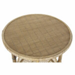 Βοηθητικό Τραπέζι DKD Home Decor Φυσικό Bamboo 60 x 60 x 61 cm (x2)