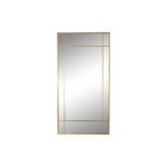 Τοίχο καθρέφτη DKD Home Decor Χρυσό Κρυστάλλινο Σίδερο 90 x 2 x 180 cm