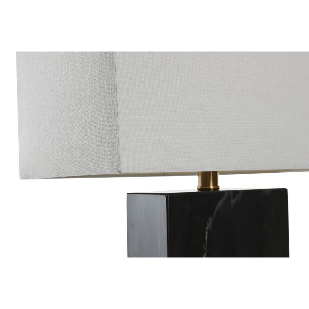 Επιτραπέζιο Φωτιστικό DKD Home Decor Λευκό Μαύρο Χρυσό Μέταλλο 60 W 220 V 40 x 23 x 58 cm