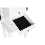 Κόσμημα Ποδιού Home ESPRIT Λευκό Καθρέφτης Ξύλο MDF 34 x 26