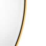 Τοίχο καθρέφτη Χρυσό Αλουμίνιο Κρυστάλλινο 100 x 4 x 100 cm